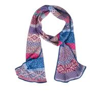 Invero, Sciarpa a Motivi Flora, 100% Cotone (kbA), Provenza, 180 x 35 cm