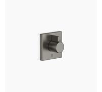 Inverseur encastré trois voies Dornbracht, rosace 60x60mm, 36210985-99, 36210985-99, Colorazione: scuro Platino opaco
