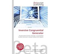 Inversive Congruential Generator: Pseudorandom Number Generator, List of Random Number Generators, Analog Feedback Shift Register