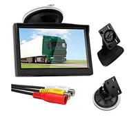 Inverso Monitor Lcd Tft Hd Da 5 Pollici 800X480 Con Doppia Staffa Di Montaggio Per Retromarcia, Retrovisore, Dvd, Lettore Multimediale Backup