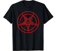 Inverted Pentagram with Goat Head Best T-Shirt Black 3XL