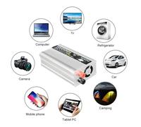 INVERTER 1000W WATT 12V 220V TRASFORMATORE AUTO BARCA CAMPER PRESA USB CAMPEGGIO