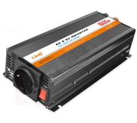 Inverter 1500 watt di Potenza da DC 12v a AC 220v, Invertitore Portatile Convertitore 12V in 230-240v, Trasformatore di corrente prese Europa e uscita USB (P1500W)