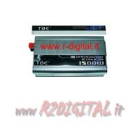 INVERTER 1500W 1500 WATT 12V 220V AUTO CAMPER CAVI PINZE ACCENDISIGARI PORTATILE
