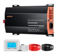 Inverter 3500 W 12 V a 230 V a Onda Sinusoidale Pura Con Commutatore di Trasferimento,con ATS,Terminale AC di Uscita e Ingresso/Prese AC/Telecomando LCD/Inverter Per Camper