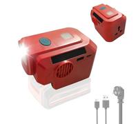 Inverter a batteria da 200 W, compatibile con batteria Einhell da 18 V, converte 18 V in 220-240 V AC con USB 5 V e tipo C (5-9 V), alimenta laptop, telefoni, tablet, dispositivi da campeggio