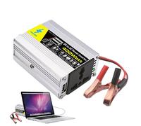 Inverter a onda sinusoidale 12 V inverter 400 W convertitore auto 12 V DC a 220 V AC, solare con 2 clip di batteria per camion, casa, veicoli, campeggio, Ho