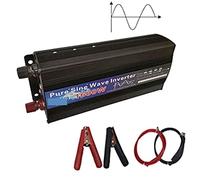 Inverter a onda sinusoidale pura 1000W 1600W 2000W DC 12V / 24V 50Hz 60Hz Inverter di potenza Convertitore for auto a casa Energia solare Migliora la dissipazione del calore(1600W,24V)