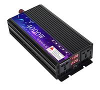 Inverter a onda sinusoidale pura, 6000W Inverter di potenza a onda sinusoidale pura solare 12V 220/110 Convertitore sinusoidale puro Home Inverter solare Car Outdoor Bank Power Supply Exchange(4000W,2