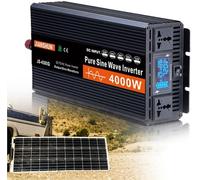 Inverter a onda sinusoidale pura, Convertitore di tensione for auto da 4000 W a 5000 W, DC 12 V/24 V/48 V/60 V/72 V a 110 V/220 V/230 V, trasformatore AC for campeggio e camper.(4000W,60Vto220V)