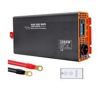 Inverter A Onda Sinusoidale Pura Da 2000 W CC A CA 50 HZ 60 Adatto For Il Retrofit Di Camper For Barche Domestiche Alta Efficienza E Praticità(Inverter 2000W 50Hz,24V)