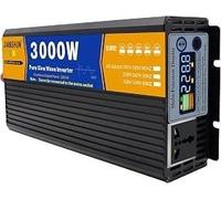 Inverter A Onda Sinusoidale Pura Da 3000 W, Alimentazione Da CC A CA | Display LCD Da 12 V/24 V/48 V/60 V/72 V A 110 V/220 V, For Casa, Camper, Camion, Fuori Rete(60V,220V)