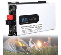 Inverter a onda sinusoidale pura da 8000 W, convertitore da 12 V/24 V CC a 220 V CA per casa, camper, camion, energia solare fuori rete, inverter per l'accumulo di energia domestica,72V-110V-120V