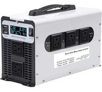 Inverter A Onda Sinusoidale Pura Da CC 12V-72V A CA 110V/230V, Trasformatore Di Potenza Di Picco Da 3000W 5 Prese 2 Porte Di Ricarica USB Adatto Per Elettrodomestici, Auto E Camion(24v to 220v)
