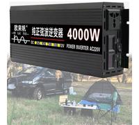 Inverter a onda sinusoidale pura, Trasformatore convertitore ad alta tensione for veicoli da 1000 W, 2000 W, 3000 W e 4000 W, 12 V/24 V/48 V/60 V a 110 V/230 V CA, for casa e camper.(4000W,60Vto110V)