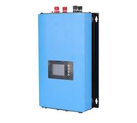 Inverter accoppiato di rete 2000 W DC 45 - 90 V a AC 220 V per turbine eoliche con kit di resistenza al carico, onda sinusoidale pura, spina europea, compatibile con generatori eolici da 48 V AC,