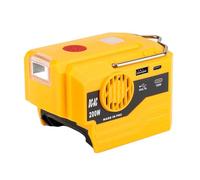 Inverter Alimentazione Da 200 W Tranquillo Per Convertitore Portatile A Batteria Da 18 V Necessità Alimentazione Backup Con USB Type C E Inverter USB Tipo C Luce LED