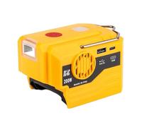Inverter Alimentazione Da 200 W Tranquillo Per Convertitore Portatile A Batteria Da 18 V Necessità Alimentazione Backup Con USB Type C E Inverter USB Tipo C Luce LED