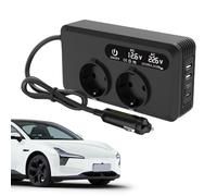 Inverter Auto da Accendisigari, Adattatore Batteria Veicolo Portatile, Adattatore per Viaggio Cellulari Droni Piccoli Elettrodomestici