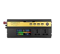 Inverter Auto, Inverter di potenza a onda sinusoidale modificata Peak 6000W Inverter di potenza DC 12V a AC 220 Convertitore con caricatore USB Inverter for auto a onda sinusoidale universale a doppia