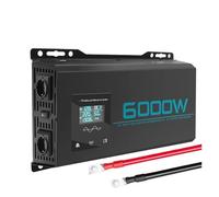 Inverter convertitore 6000W Inverter Onda Sinusoidale Per Pura 12V 220V 24V/48V/60V/72V 230V AC Convertitore Alimentazione Solare Auto CAMPER Camion Off-Grid(12V 24V)