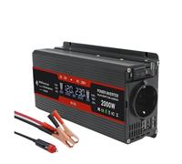 Inverter convertitore Display LCD Convertitore Di Potenza 1500W/2000W/2600W Tensione Per Presa UE Da DC12V A AC220V(2000W peak black)