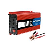 Inverter convertitore Ingresso Universale 12V/24V/48V Inverter Ultra Intelligente Uscita 110V/220V Alimentazione Portatile 6000W Per Camper E Camion(12V TO 110V(60HZ))