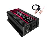 Inverter convertitore Inverter Dual USB 4000W Onda Sinusoidale Modificata 12V Trasformatore Tensione Energia Solare Auto Convertitore Carica Veloce Display LCD(12V to 110V)