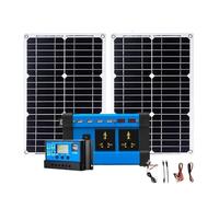 Inverter convertitore Kit Solare 6000W Power Interver Completo Generatore Energia 12V Pannello 18 Regolatore Carica 30 A Set Campeggio(6000W 220V)