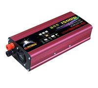 Inverter da 1000 W a 2000 W, convertitore di potenza for auto da CC 12 V a CA 110 V/240 V, con cavo di collegamento e morsetti for batteria, presa e porta USB, 24 V a 110 V - 1500 W(1500W,24Vto110V)