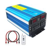 Inverter Da 8 KW 7 KW 6 KW 12/24 V Per Convertitore Energia Solare A Onda Sinusoidale Pura AC 220 V Inverter Auto Ad Alta Potenza Viaggi In Camper Invertitore(2500W-5000W,DC12V EU)