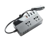 Inverter da auto da 12V a 220V, 150W con 4 porte USB e adattatore QC3.0