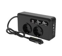Inverter da Presa Auto 200W - Adattatore Auto Presa Batteria Inverter | Convertitore Versatile Plug-In Adattatore Per Piccoli Elettrodomestici Droni Laptop