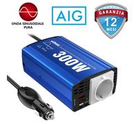 Inverter da sinusoidale pura 300W Convertitore 12V DC in 220V~240V AC GIANDEL