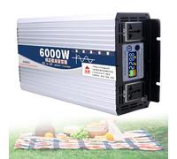 Inverter di potenza 6000 W 8000 W onda sinusoidale pura da 12 V a 220 V-240 V inverter per auto a doppia presa convertitore automatico da CC a CA