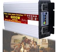 Inverter di potenza a onda sinusoidale pura da 1000 W/1600 W/2200 W/3000 W/3500 W/4000 W/5000 W/5500 W/6000 W/8000 W/12000 W, DC 12/24/48/60/72 V a AC 110 V/220 V, presa con display digitale, pannel