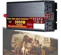 Inverter di potenza a onda sinusoidale pura da 1000 W/1600 W/2200 W/3000 W/3500 W/4000 W/5000 W/5500 W/6000 W/8000 W/12000 W, DC 12/24/48/60/72 V a AC 110 V/220 V, presa con display digitale, pannel