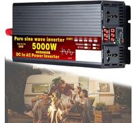 Inverter di potenza a onda sinusoidale pura da 1000 W/1600 W/2200 W/3000 W/3500 W/4000 W/5000 W/5500 W/6000 W/8000 W/12000 W, DC 12/24/48/60/72 V a AC 110 V/220 V, presa con display digitale, pannel