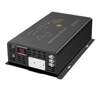 Inverter di potenza a onda sinusoidale pura da 3000 Watt da 24 V DC a 120 VAC 6000 W Peak Built-in Soft Starter Dual AC Outlet 2 × 2,4 A Port e Hardwire Terminal Off-Grid Solar Converter RV Trucks (U5