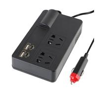 Inverter di Potenza Adattatore Di Alimentazione Inverter Per Auto 200 W DC 12 V/24 V A AC 220 V Convertitore QC 3.0 USB/PD/Type-C Caricabatterie Rilevamento(No digital display)