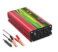 Inverter di Potenza Convertitore Di Potenza Di Picco Inverter Universale AC 110v DC 12v24v 1600W 2600W 3000W Caricatore Automatico Portatile Migliorato(12V24V 3000W110V60HZ)
