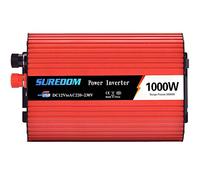 Inverter di potenza da 1000 W DC 12 V a 110 V/240 V AC convertitore con presa universale AC e porta USB, include cavo per accendisigari e morsetti per batteria da 12 V a 110 V (24 Vto110 V)