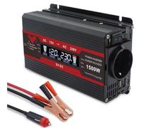 Inverter di Potenza Inverter 12V 220V Inversor De Corriente Para Display LCD Automatico Convertitore Di Potenza Presa Universale(Red 1500W)