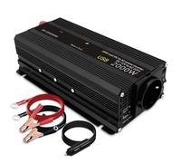 Inverter di Potenza Inverter 12V 220V Inversor De Corriente Para Display LCD Automatico Convertitore Di Potenza Presa Universale(Black 2000W)