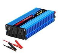 Inverter di Potenza Inverter A Onda Sinoidale Pura 1000W-4000W DC 12V/24V A AC 110V 60hz Inverter Di Potenza Adattatore Convertitore Caricabatterie Presa(12V 2200W 110V)