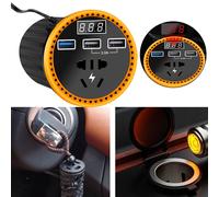 Inverter di Potenza Portatile Leggero da DC12 Volt a AC110 Volt Uscita