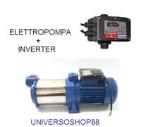 INVERTER + ELETTROPOMPA AUTOCLAVE SILENZIOSA AUTOADESCANTE 0,75 HP