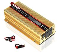 Inverter for auto da 2000 W, convertitore da CC 12 V a CA 110 V con display digitale, potenza di picco di 3000 W, con cavo for presa accendisigari e morsetti for batteria da 12 a 110 V.(24Vto110V)