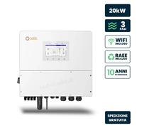 Inverter Fotovoltaico Alta Tensione Solis Trifase Ibrido On-Grid/Off-Grid 20kW,