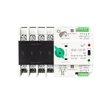 Inverter fotovoltaico ATS DIN Rail 2P 3P 4P con doppio selettore di trasferimento di potenza, 63A 100A 125A ininterrotto, solare fotovoltaico(4,100A(PV))